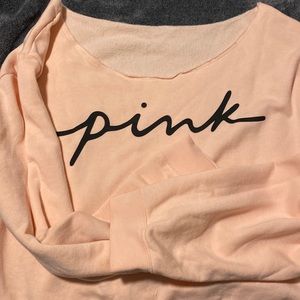 Pink icey pink off the shoulder long sleeve size XL